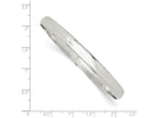 FJC Finejewelers Sterling Silver 6.25mm Solid Polished Plain Slip-on Bangle Bracelet