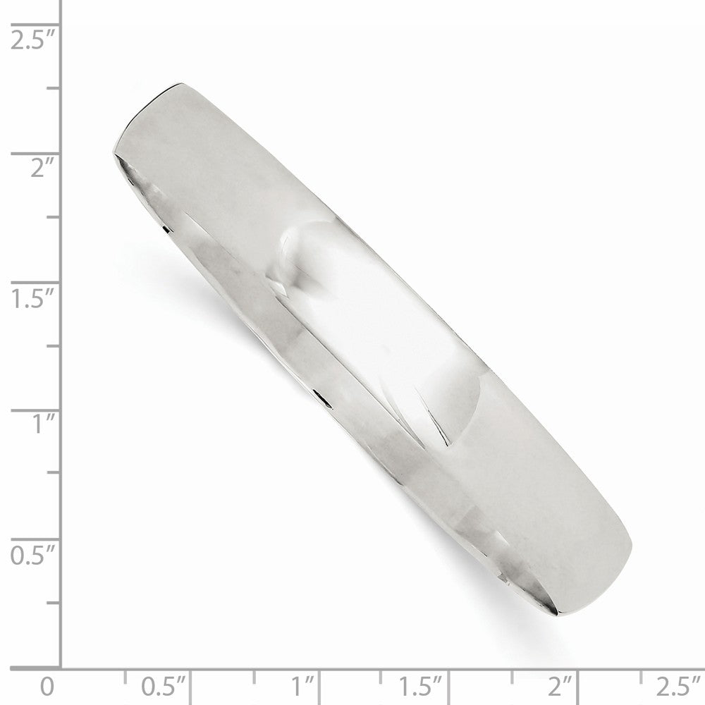 FJC Finejewelers Sterling Silver 9mm Solid Polished Plain Slip-on Bangle Bracelet