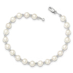 FJC Finejewelers Sterling Silver White Pearl Bracelet