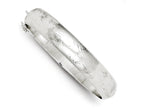 FJC Finejewelers Sterling Silver 12mm Fancy Hinged Bangle Bracelet