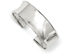 FJC Finejewelers Sterling Silver 20mm Cuff Bangle Bracelet