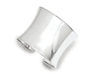 FJC Finejewelers Sterling Silver 50mm Cuff Bangle Bracelet