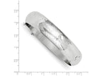 FJC Finejewelers Sterling Silver 15mm Fancy Hinged Bangle Bracelet