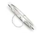 FJC Finejewelers Sterling Silver 5mm With Chain Bangle Bracelet
