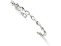 FJC Finejewelers Sterling Silver Twist Cuff Bangle