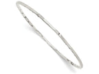 FJC Finejewelers Sterling Silver Hammered Bangle