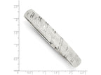 FJC Finejewelers Sterling Silver 10.5mm Polished and Textured Flexible Bangle