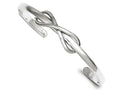 FJC Finejewelers Sterling Silver Polished Infinity Design Cuff Bangle
