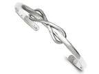 FJC Finejewelers Sterling Silver Polished Infinity Design Cuff Bangle