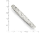 FJC Finejewelers Sterling Silver 6.5mm Bright-cut Flexible Bangle