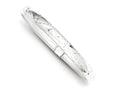 FJC Finejewelers Sterling Silver 7mm Bright-cut Flexible Bangle