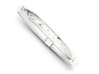 FJC Finejewelers Sterling Silver 7mm Bright-cut Flexible Bangle