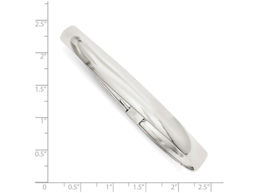 FJC Finejewelers Sterling Silver 8mm Polished Flexible Bangle