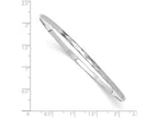 FJC Finejewelers Sterling Silver Rhodium Polished Patterned Bangle