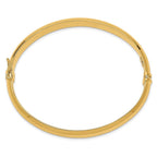 FJC Finejewelers Sterling Silver Gold Plated Bangle 8mm Wide