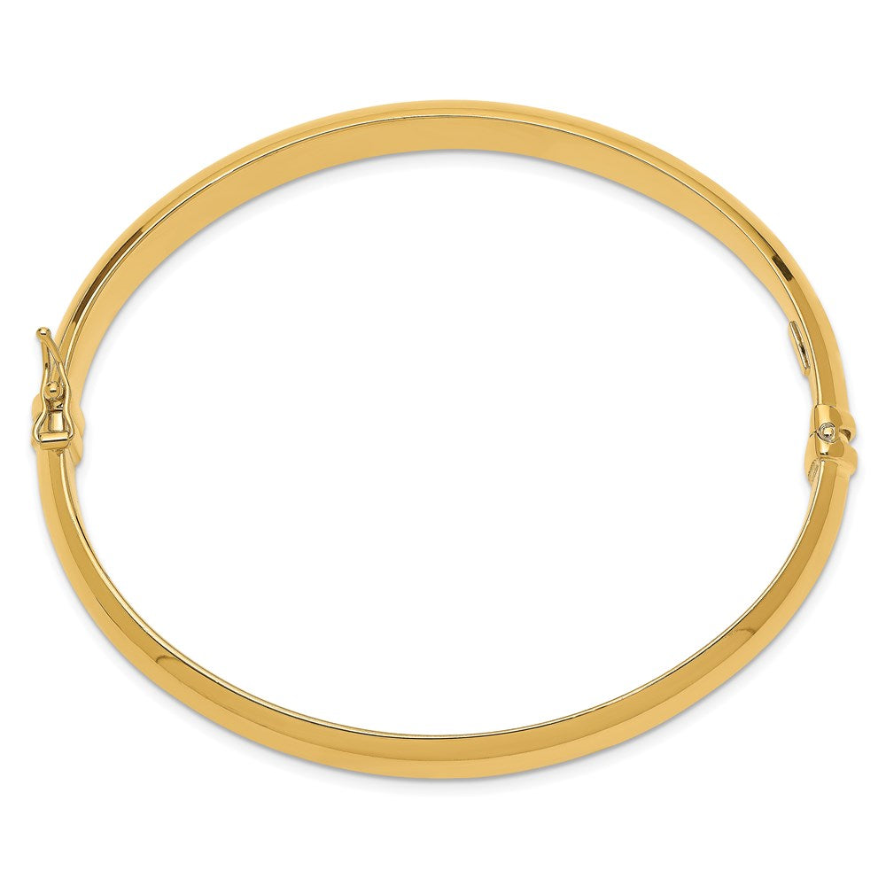 FJC Finejewelers Sterling Silver Gold Plated Bangle 8mm Wide