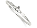 FJC Finejewelers Sterling Silver Claddaugh Bangle