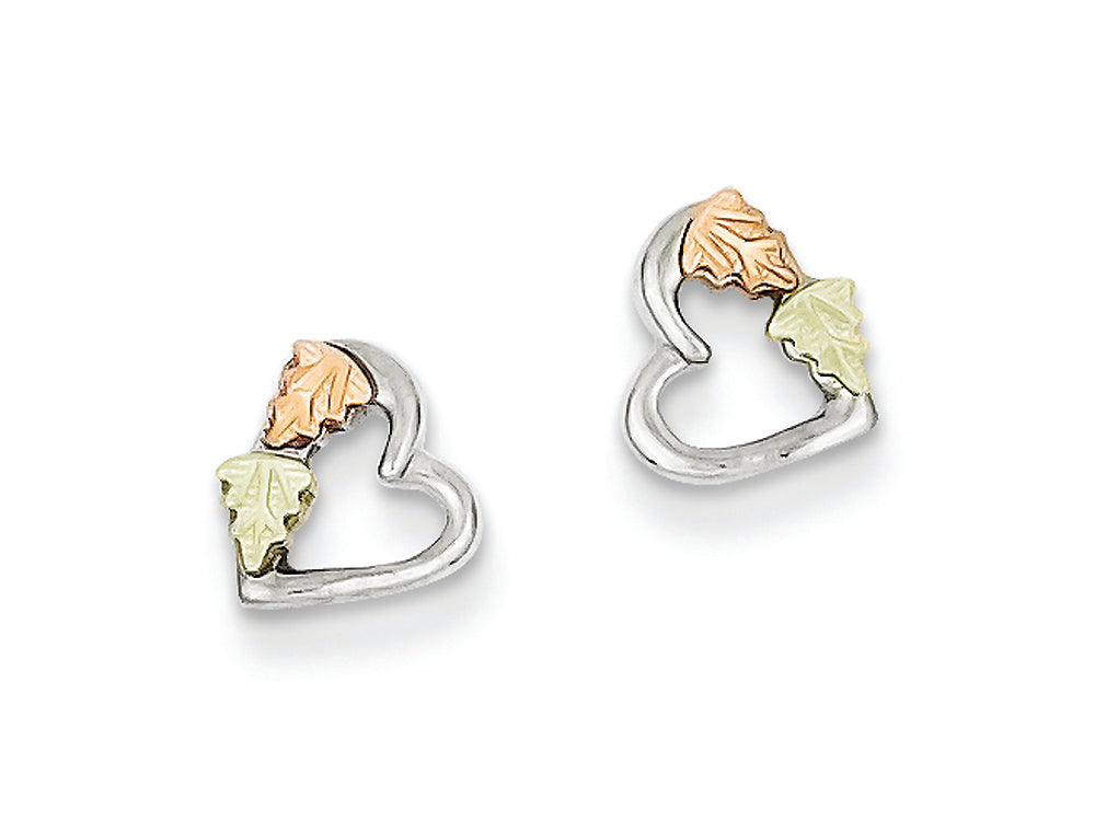 FJC Finejewelers Sterling Silver Small Heart Post Earrings