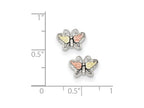 FJC Finejewelers Sterling Silver Butterfly Post Earrings