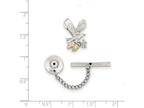 FJC Finejewelers Sterling Silver Eagle Pin Tie Tack