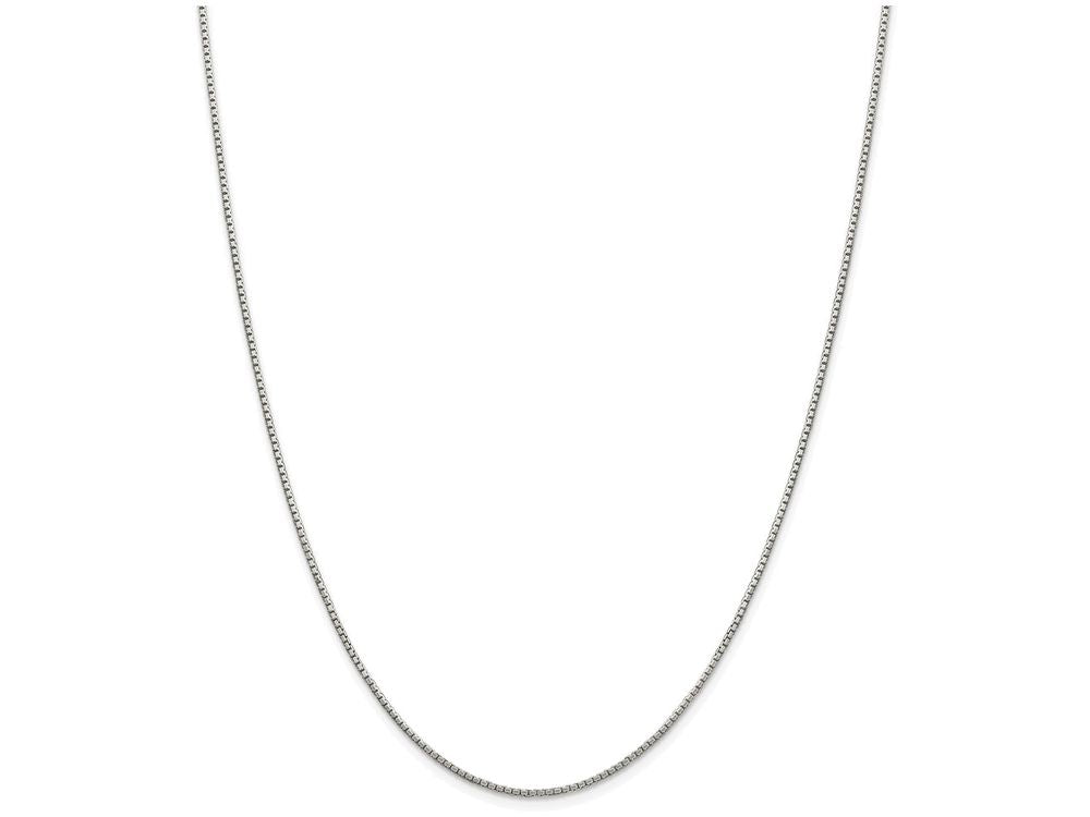 FJC Finejewelers 16 Inch Sterling Silver 1.35mm 8 Side bright-cut Box Chain Necklace
