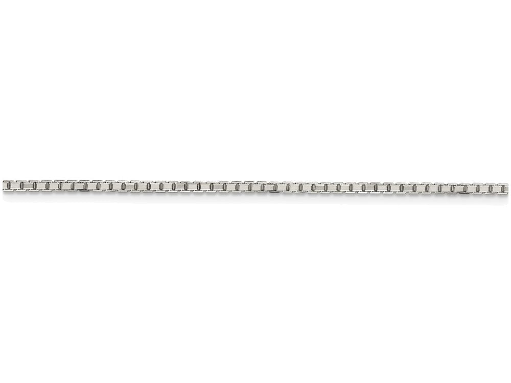 FJC Finejewelers 16 Inch Sterling Silver 1.7mm bright-cut Box Chain Necklace