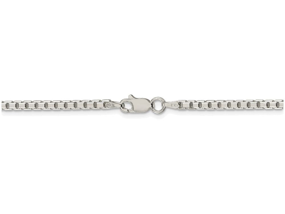 FJC Finejewelers 16 Inch Sterling Silver 2.5mm bright-cut Box Chain Necklace