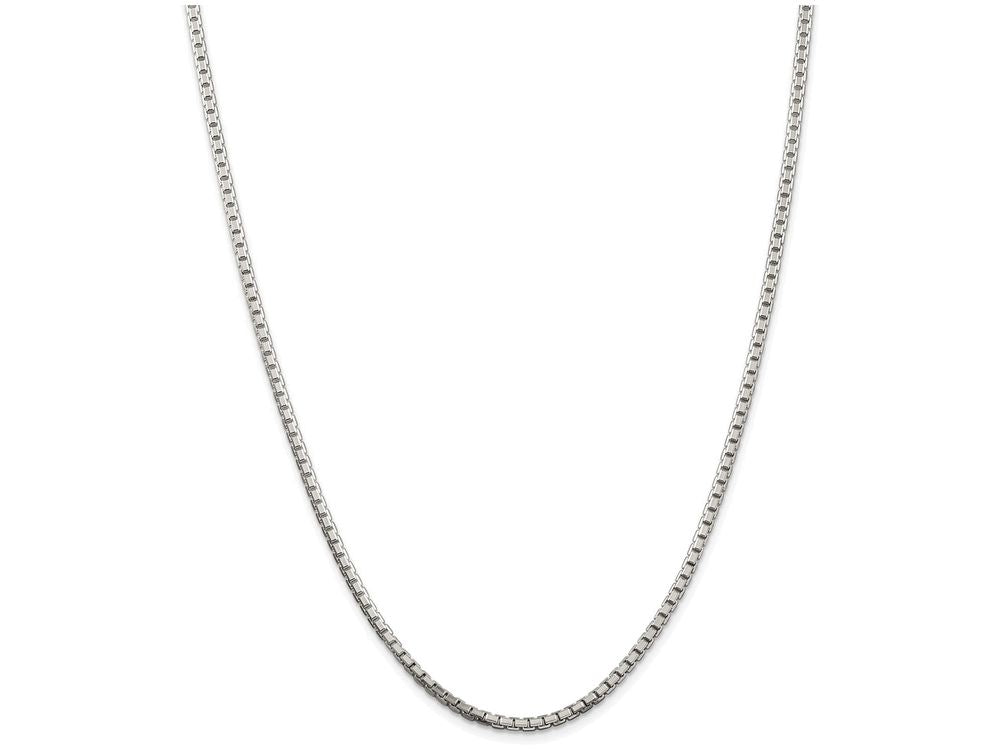 FJC Finejewelers 16 Inch Sterling Silver 2.5mm bright-cut Box Chain Necklace