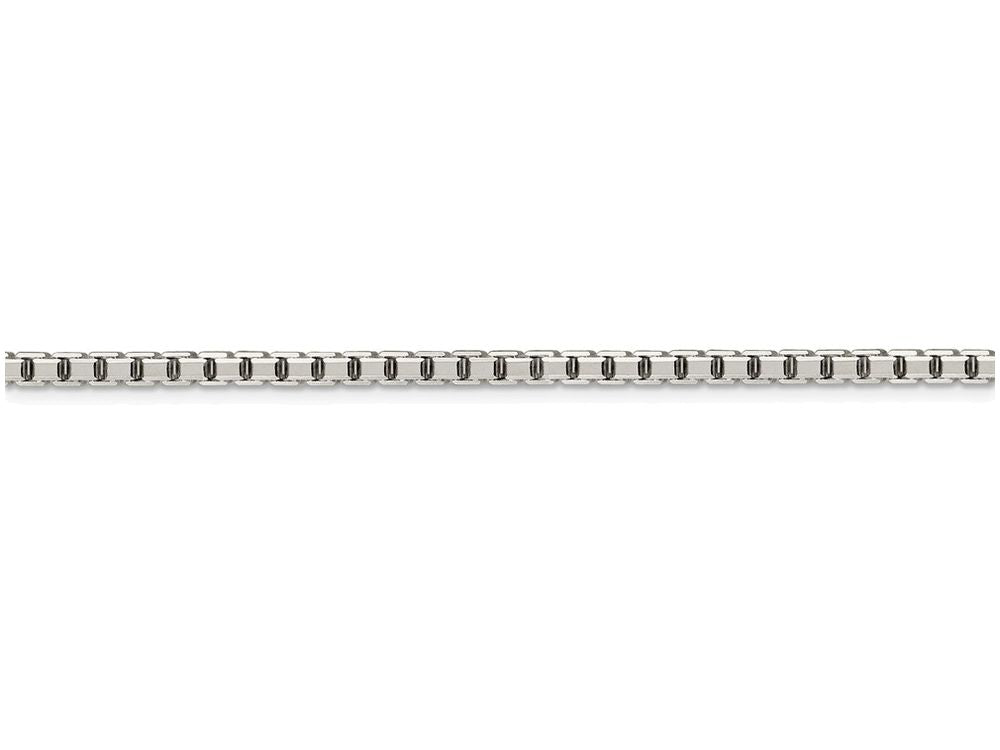FJC Finejewelers 16 Inch Sterling Silver 3.2mm bright-cut Box Chain Necklace