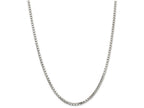 FJC Finejewelers 16 Inch Sterling Silver 3.2mm bright-cut Box Chain Necklace