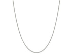 FJC Finejewelers 18 Inch Sterling Silver Rhodium .90mm Box Chain Necklace W/2in Ext.