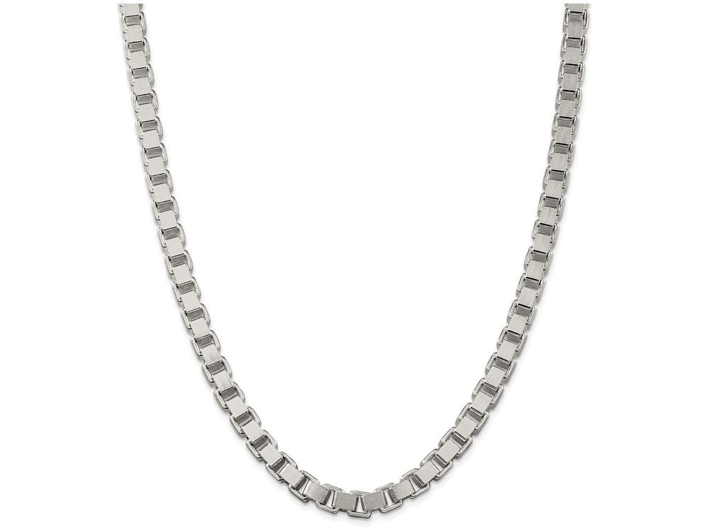 FJC Finejewelers 18 Inch Sterling Silver 7mm Box Chain Necklace