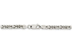 FJC Finejewelers 18 Inch Sterling Silver 3.25mm Byzantine Chain Necklace
