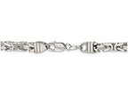 FJC Finejewelers 20 Inch Sterling Silver 6mm Square Byzantine Chain Necklace