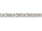 FJC Finejewelers 20 Inch Sterling Silver 6.9mm Square Byzantine Chain Necklace