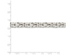 FJC Finejewelers 20 Inch Sterling Silver 6.9mm Square Byzantine Chain Necklace
