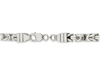 FJC Finejewelers 20 Inch Sterling Silver 8.25mm Square Byzantine Chain Necklace