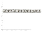FJC Finejewelers 20 Inch Sterling Silver 8.25mm Square Byzantine Chain Necklace