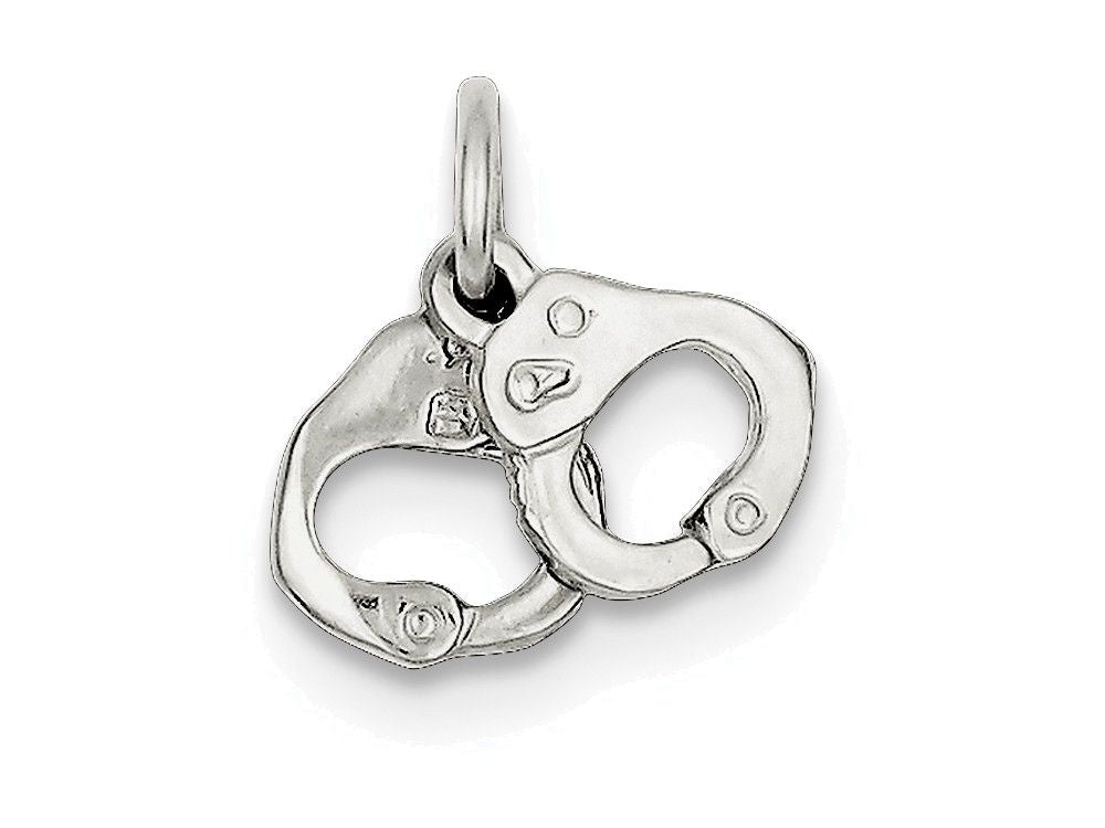 FJC Finejewelers Sterling Silver Handcuffs Charm