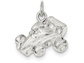FJC Finejewelers Sterling Silver Race Car Charm