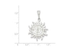FJC Finejewelers Sterling Silver Sun Pendant Necklace - Chain Included