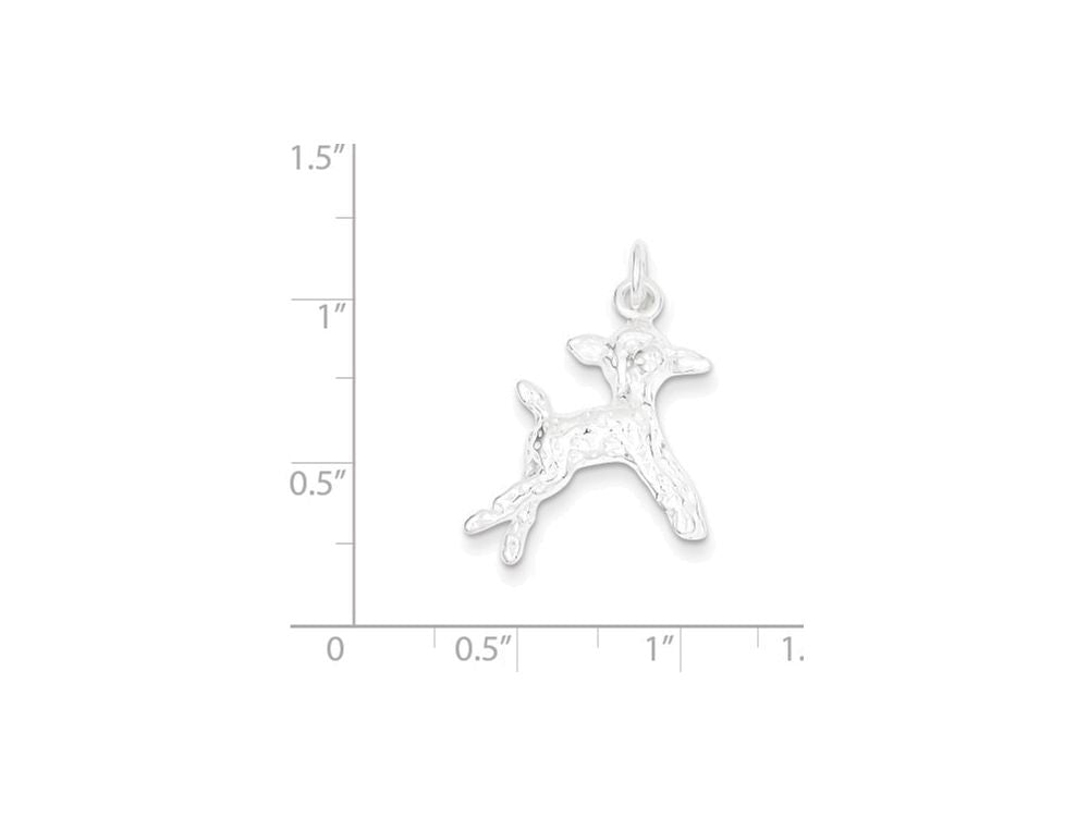 FJC Finejewelers Sterling Silver Lamb Charm
