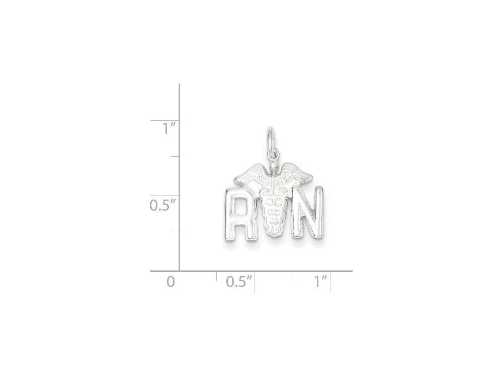 FJC Finejewelers Sterling Silver Nurse Symbol Charm