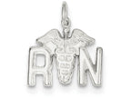 FJC Finejewelers Sterling Silver Nurse Symbol Charm