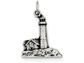 FJC Finejewelers Sterling Silver Antiqued Lighthouse Charm