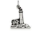 FJC Finejewelers Sterling Silver Antiqued Lighthouse Charm