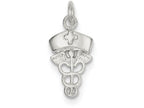 FJC Finejewelers Sterling Silver Nurse Symbol Charm