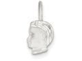 FJC Finejewelers Sterling Silver Boy Head Charm