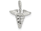 FJC Finejewelers Sterling Silver Caduceus Charm