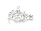 FJC Finejewelers Sterling Silver Daughter Charm